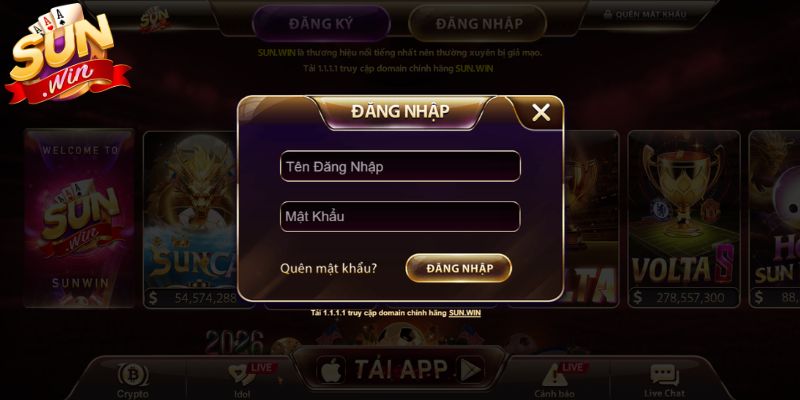 Hướng dẫn cách đăng nhập Sunwin nhanh gọn cho tân thủ